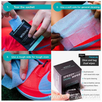 shoe care sneaker wet wipes/shoe cleaning wet tissues